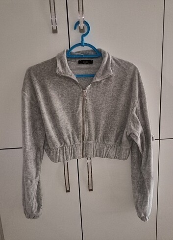 Crop ceket