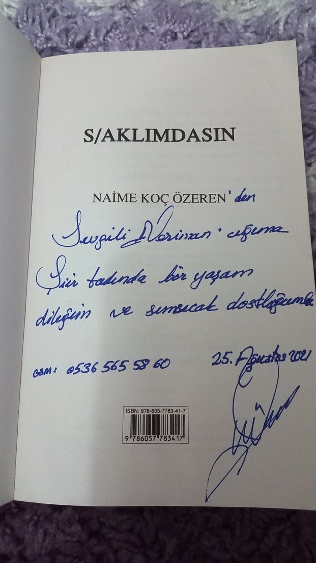 Saklımdasın şiir kitabı - Görsel 4