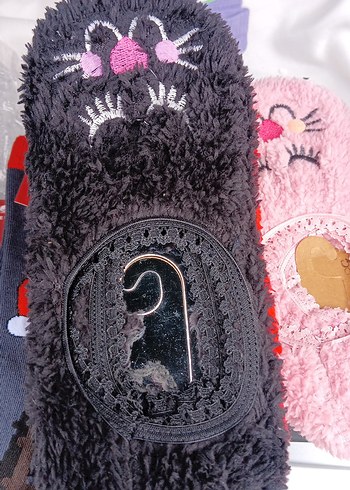 Renkli kışlık patik - Görsel 5