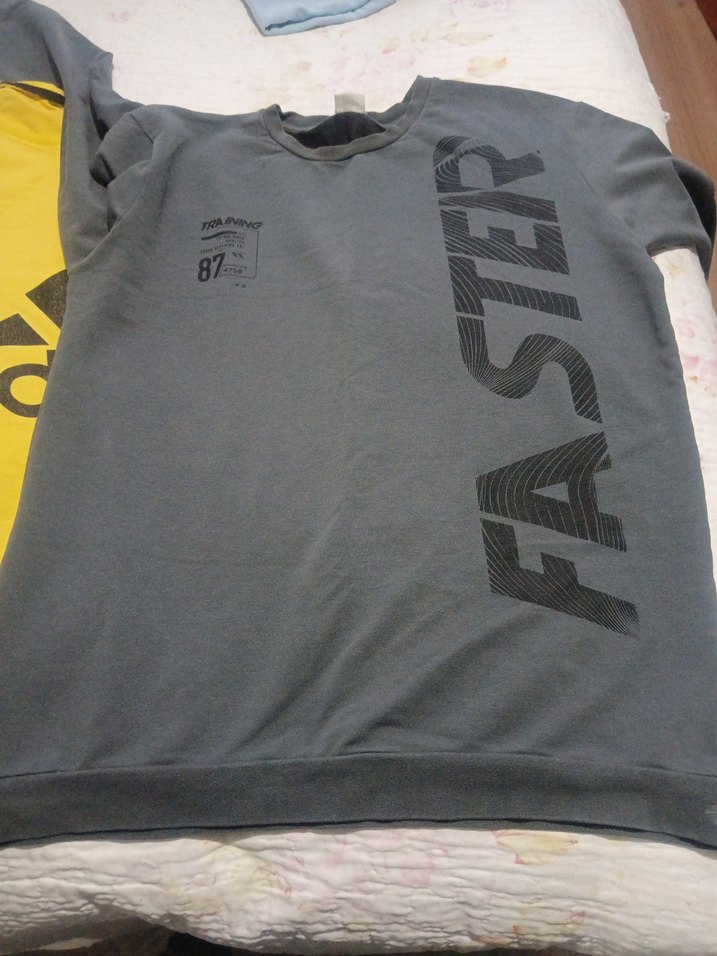 Gri Erkek çocuk Sweatshirt, Rahat Kesim, Uzun Kollu - Görsel 5