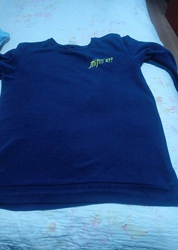 Erkek Çocuk Lacivert Baskılı eşofman takımı - Görsel 5