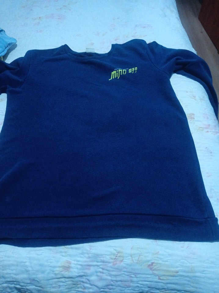 Erkek Çocuk Lacivert Baskılı eşofman takımı - Görsel 5