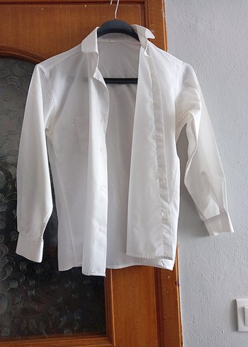 Beyaz erkek gömlek - Görsel 7