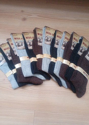 Miss Lambs Yünlü erkek çorabı - Görsel 7