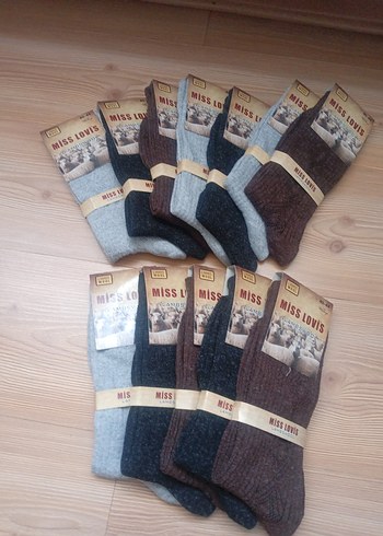 Miss Lambs Yünlü erkek çorabı - Görsel 4