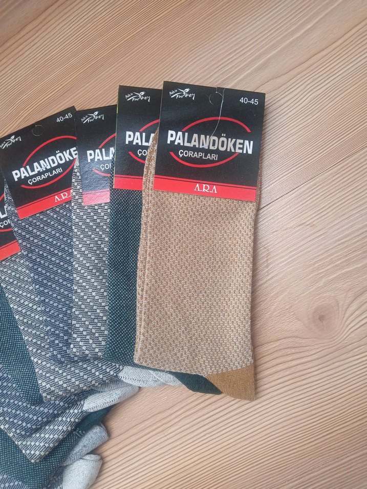 Erkek  pamuklu mevsimlik rahat çorap - Görsel 4