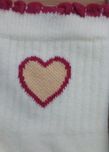 Nakışlı Pamuklu Kız Çorabı Seti - Görsel 2