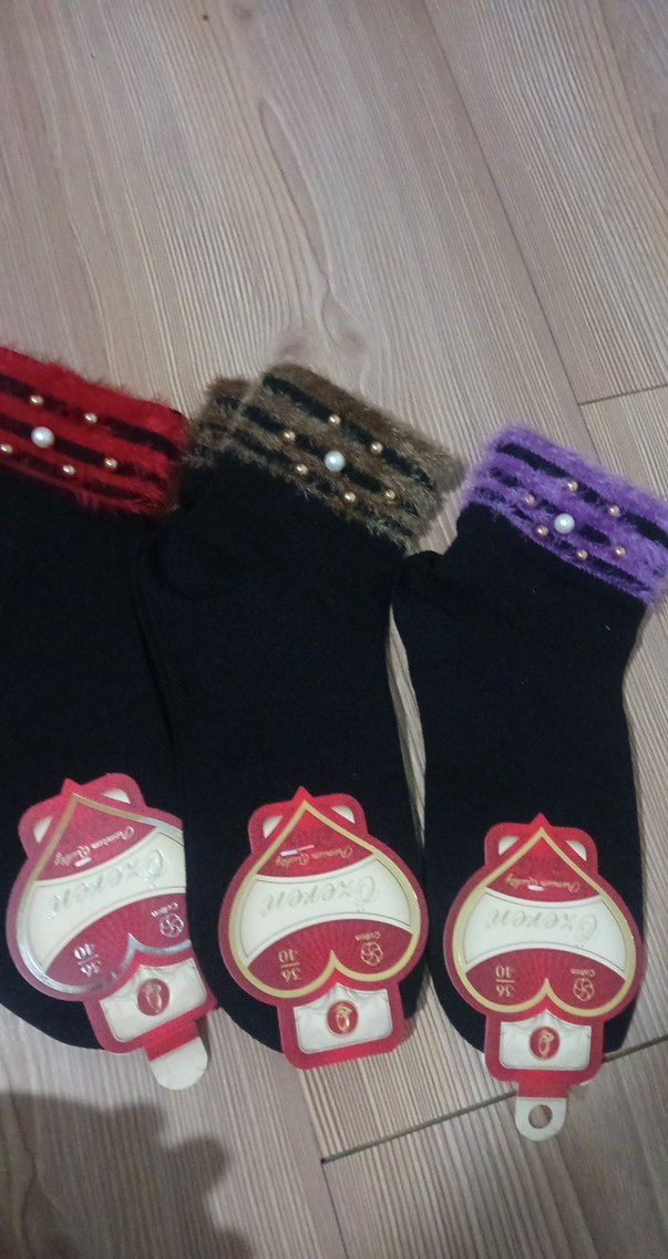 Boncuklu  Kadın çorap - Görsel 3