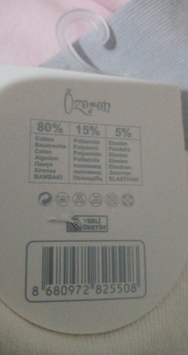 Nakışlı Kız Çorabı Seti Pamuklu - Görsel 3