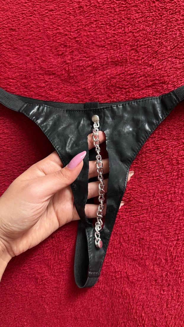 Fantazi deri zincirli iç giyim - Görsel 2