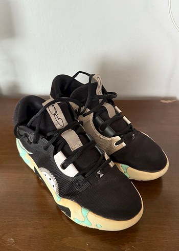 Orjinal nike Siyah Velcro Detaylı Basketbol Ayakkabısı - Görsel 2