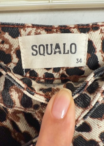 Kahverengi Leopar Desenli Kadın  Pantolon - Görsel 3