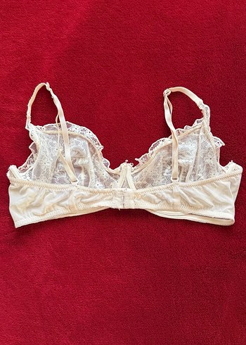 Nakışlı Bohem Vintage Beyaz Sütyen - Görsel 2