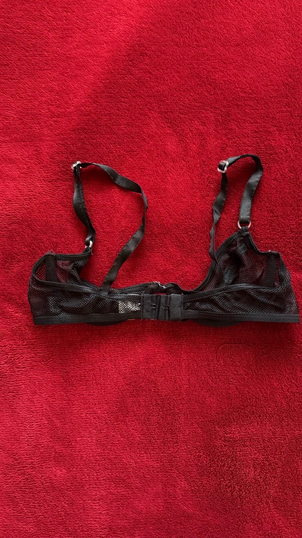 Siyah Gotik Midi Sütyen - Görsel 4