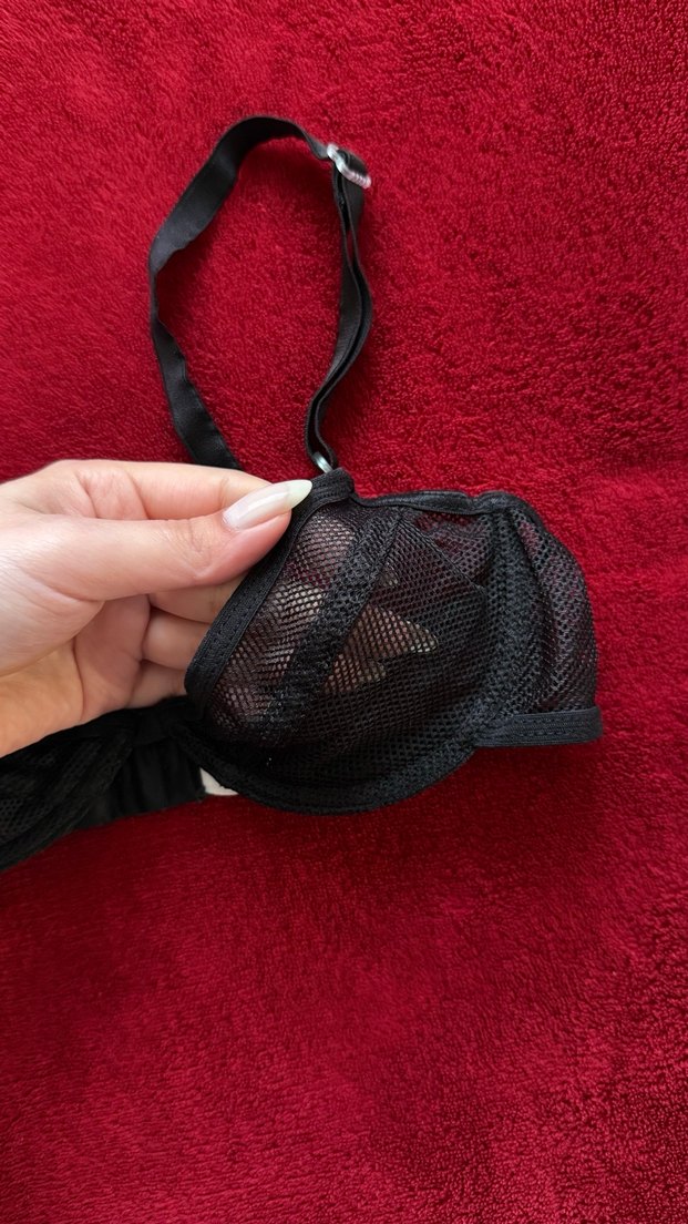 Siyah Gotik Midi Sütyen - Görsel 2