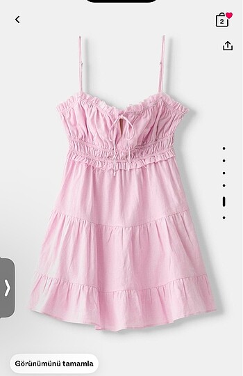 xs Beden Bershka elbise