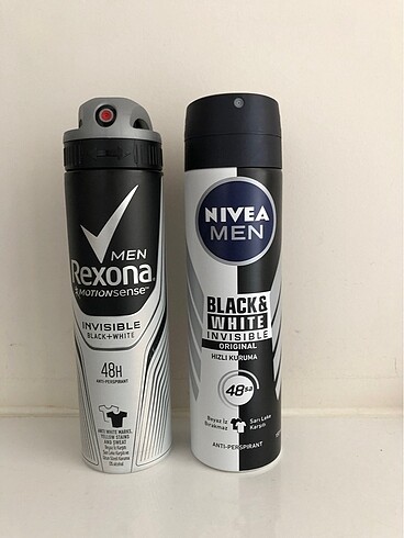 1 adet 150ml nievea ve 1Adet Rexona 150ml