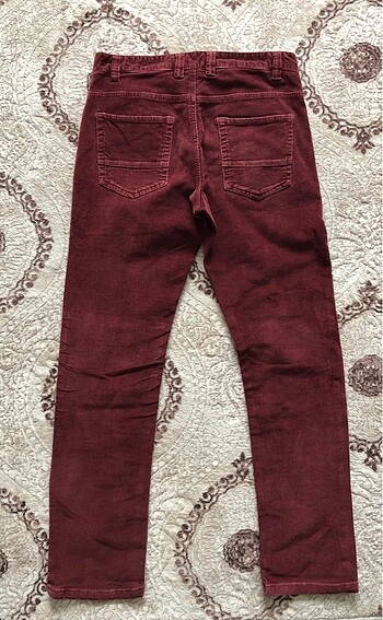 Beden Pantolon kadife LCW x brown-Bordeaux