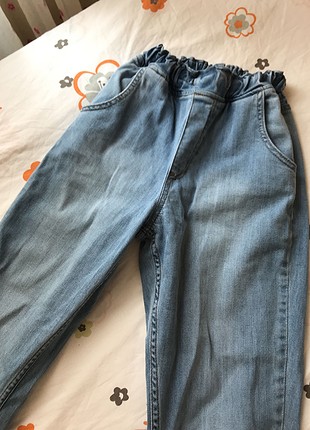 Diğer yüksek beli lastikli mom jean