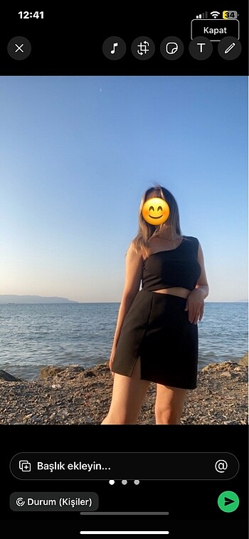 Dekolteli bağlamalı crop