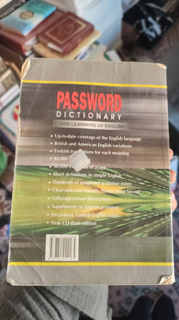 PASSWORD İngilizce-Türkçe Sözlük - Görsel 2