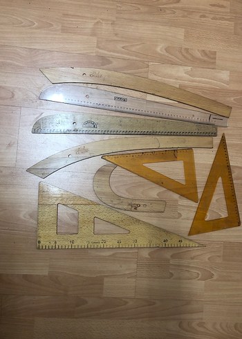 Ahşap ve Plastik Cetvel Seti ve Çanta - Görsel 6