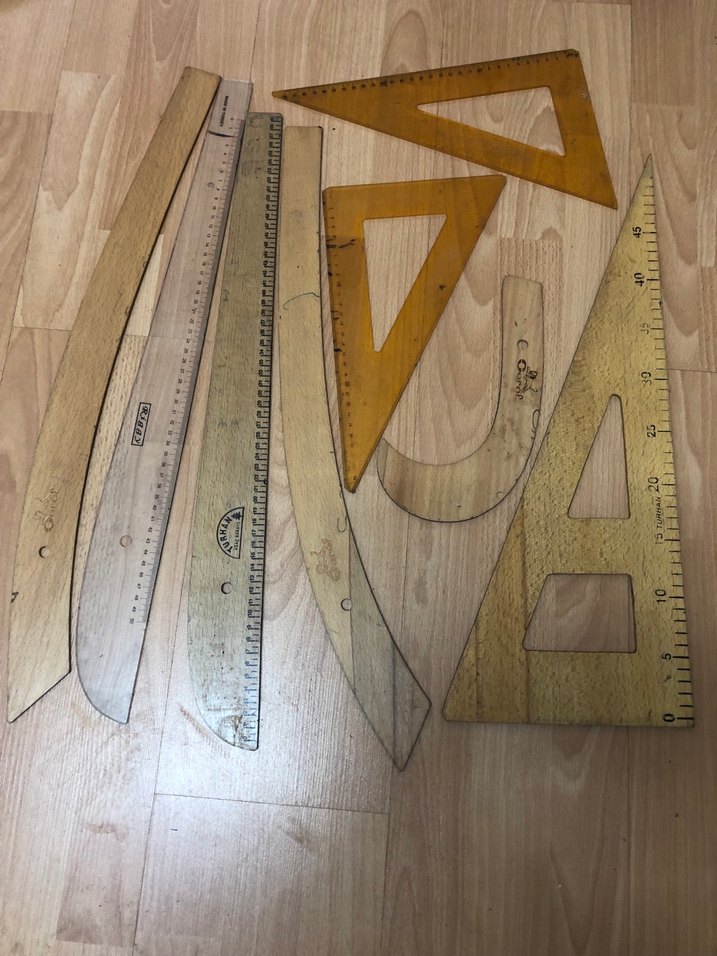 Ahşap ve Plastik Cetvel Seti ve Çanta - Görsel 4