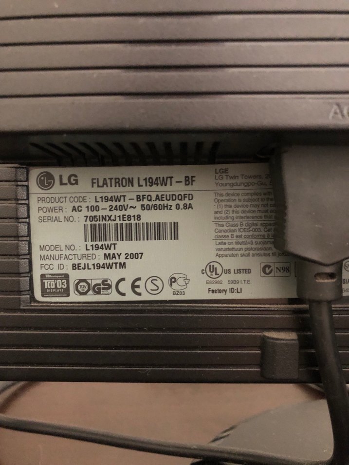 Siyah LG Monitör - Görsel 3