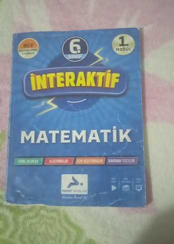 6. Sınıf Matematik İnteraktif Modül Kitabı