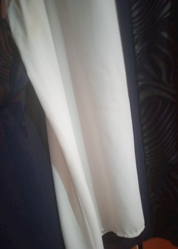 Zincir Detaylı V Yaka Uzun Abiye tunik - Görsel 4