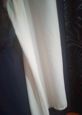 Zincir Detaylı V Yaka Uzun Abiye tunik - Görsel 5