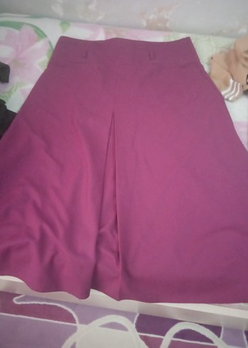 Mor Midi Kadın Uzun Etek - Görsel 3