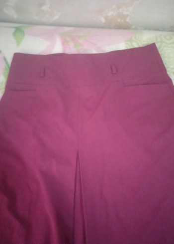 Mor Midi Kadın Uzun Etek - Görsel 2