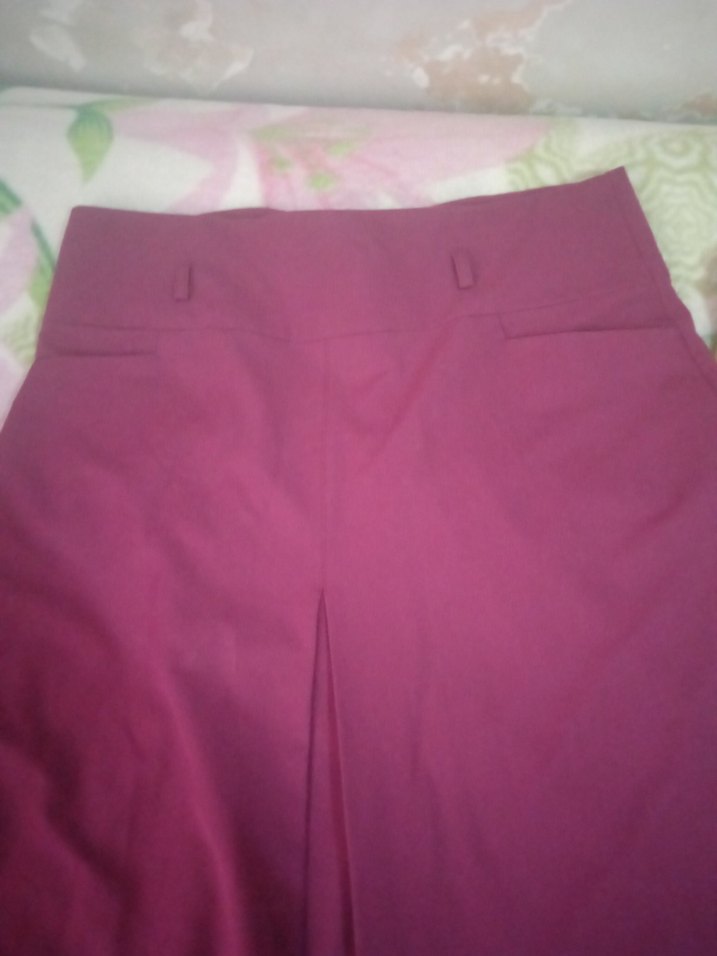 Mor Midi Kadın Uzun Etek - Görsel 2