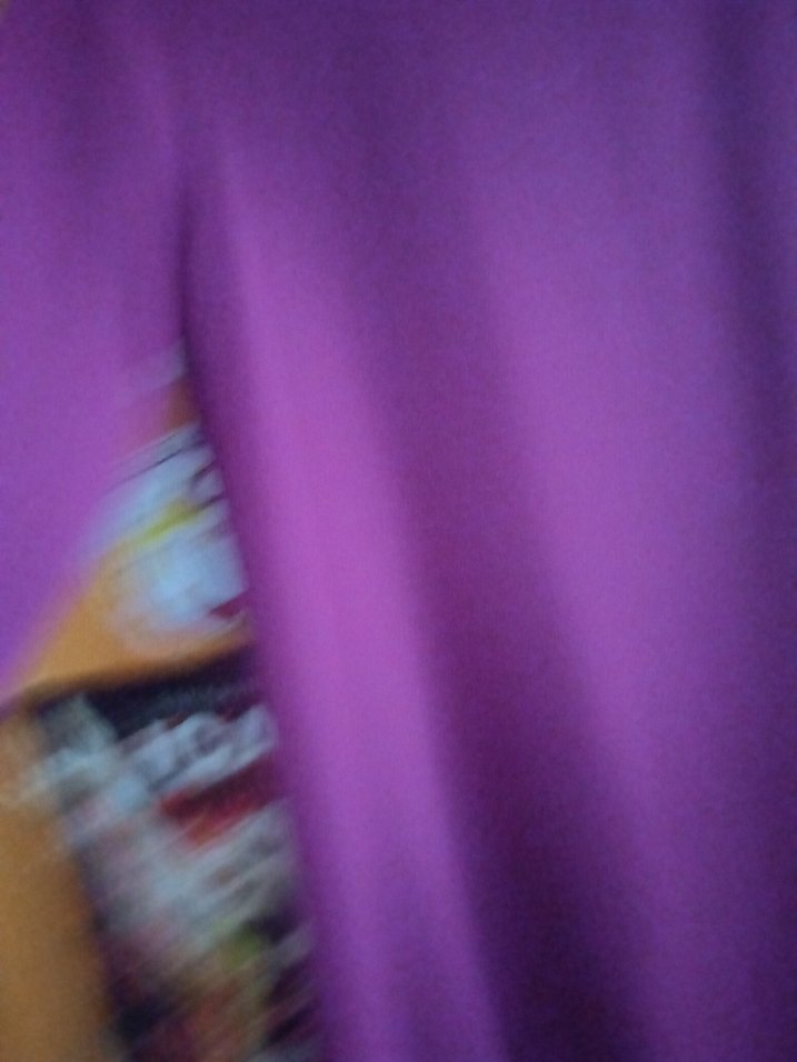 Mor Midi Kadın Tunik, Uzun Kollu, Salaş Kesim - Görsel 3