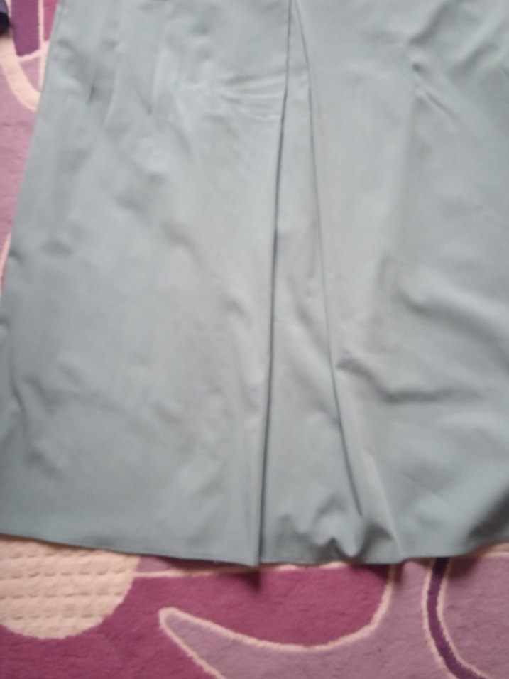 yeşil Midi Drapeli Kadın Etek - Görsel 2