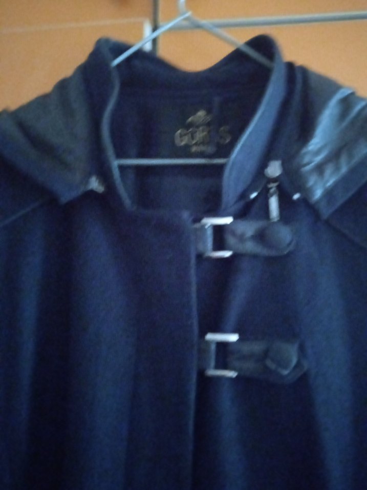 Mavi Midi Tesettür Kaban - Görsel 4