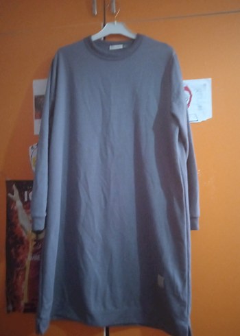 Gri tunik uzun - Görsel 4