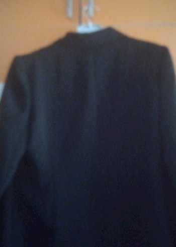 Siyah Düğmeli Kadın Blazer Ceket - Görsel 4