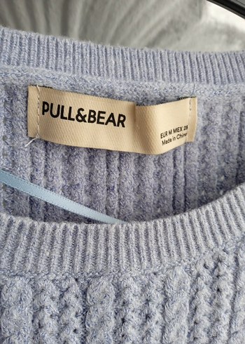 Pull and Bear pull&bear Gri Kadın Triko Uzun Kollu Kazak