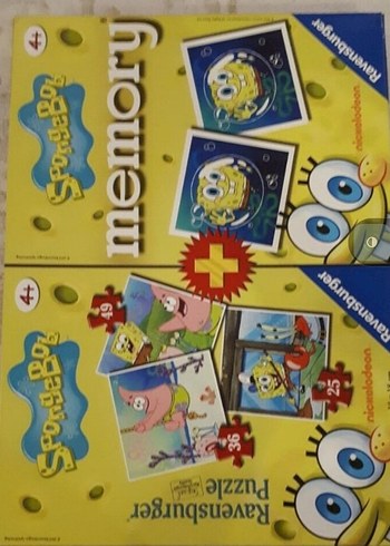 SüngerBob Temalı Renkli Çocuk Puzzle