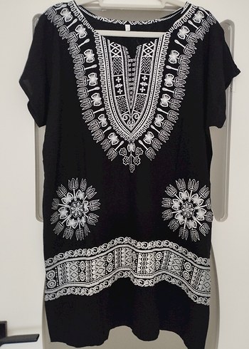 Diğer Bohem Etnik Otantik Bluz Tunik Elbise