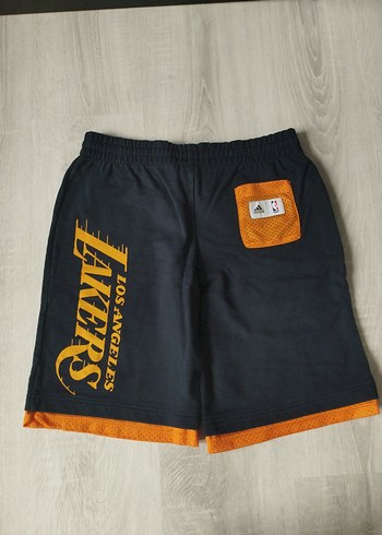 Adidas Erkek Siyah Turuncu Rahat Kesim Şort