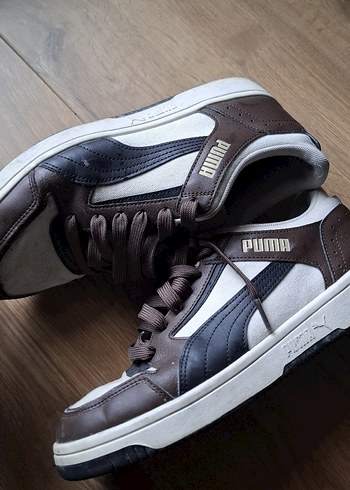 Puma Kahverengi Gri Bağcıklı Erkek Spor Ayakkabı - Görsel 5