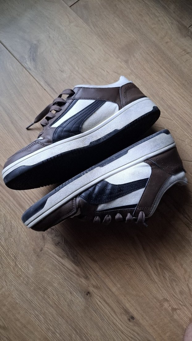 Puma Kahverengi Gri Bağcıklı Erkek Spor Ayakkabı - Görsel 4