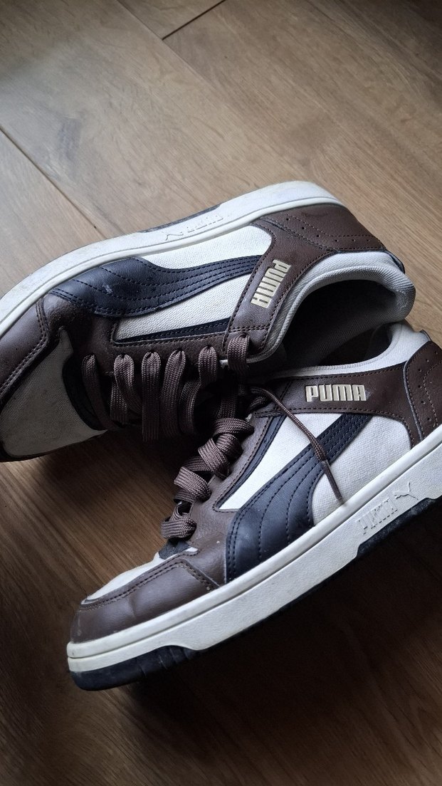 Puma Kahverengi Gri Bağcıklı Erkek Spor Ayakkabı - Görsel 5