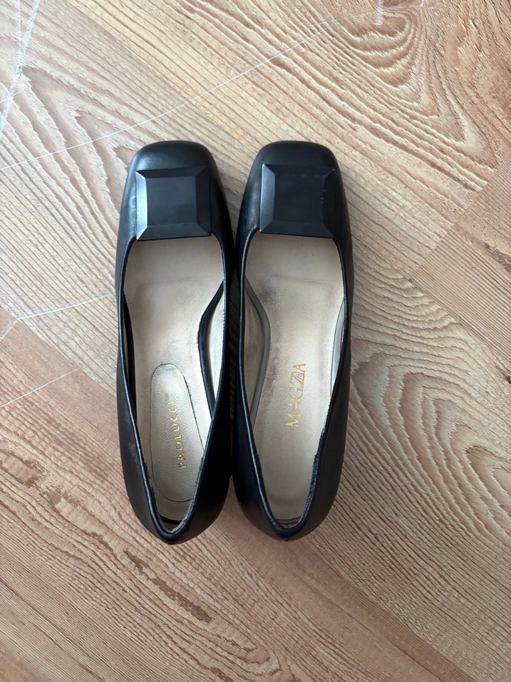 Siyah Tokalı Kadın Klasik Topuklu Ayakkabı - Görsel 2