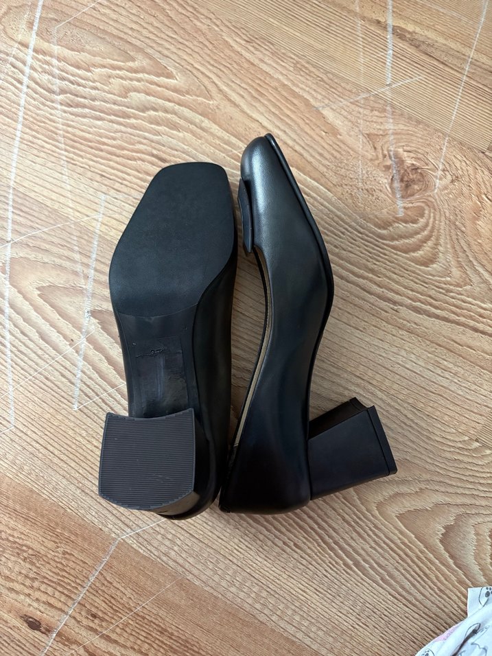 Siyah Tokalı Kadın Klasik Topuklu Ayakkabı - Görsel 5