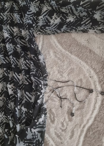 42 Beden Gri Batik Desenli Uzun Kollu Tunik
