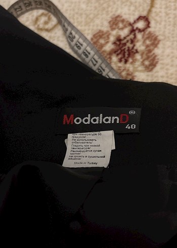 Düz Siyah Midi Kalem Etek - Görsel 4